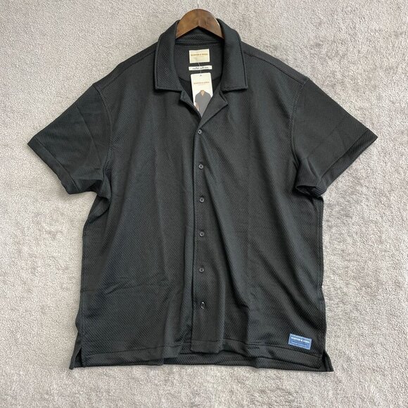 NEW Scotch & Soda Men's XXL Textured Short Sleeve Shirt - Picture 2 of 8